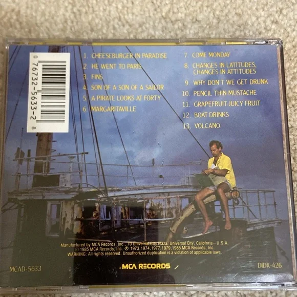 🔥 5 for $5🔥 Jimmy Buffets Greatest Hits CD - Picture 4 of 5